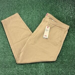 New Levi's XX Chino Standard Taper Men's Brown Pants Size‎ 48x32 Big & Tall